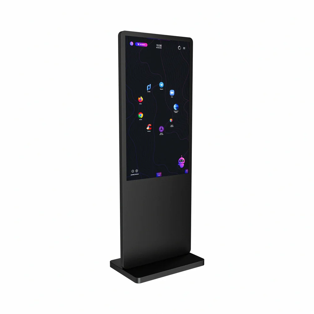 Интерактивный сенсорный киоск BlackGlass NEW 43" (43 дюйма) Интерактивный сенсорный киоск BlackGlass NEW 43" (43 дюйма)