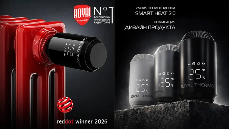Умная термоголовка Royal Thermo Smart Heat 2.0 получила премию Red Dot
